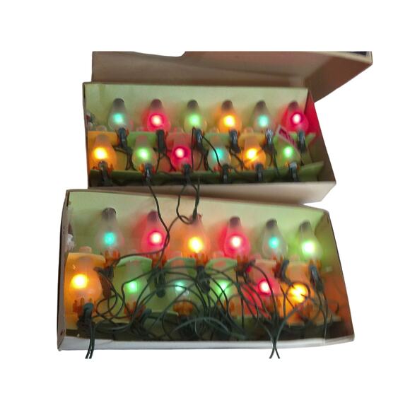 Vintage GE Merry Midget 12 Colonial Lights Christmas Holiday - Picture 8 of 10